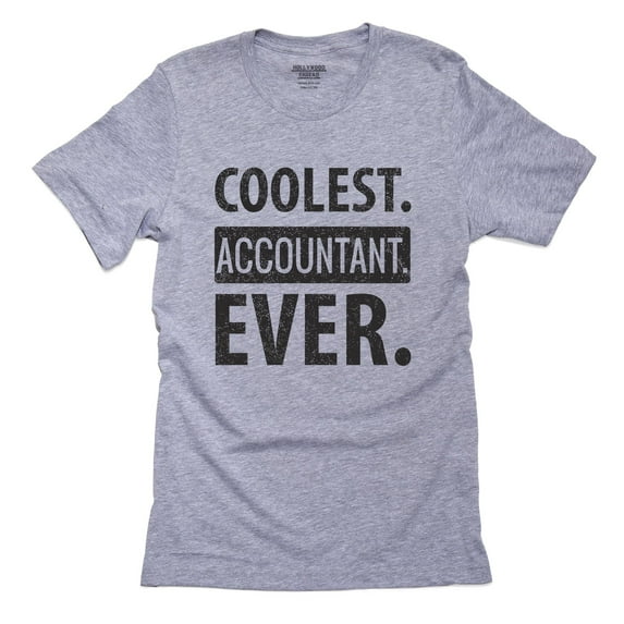 Trendy Coolest. Accountant. Ever. Men's Grey T-Shirt