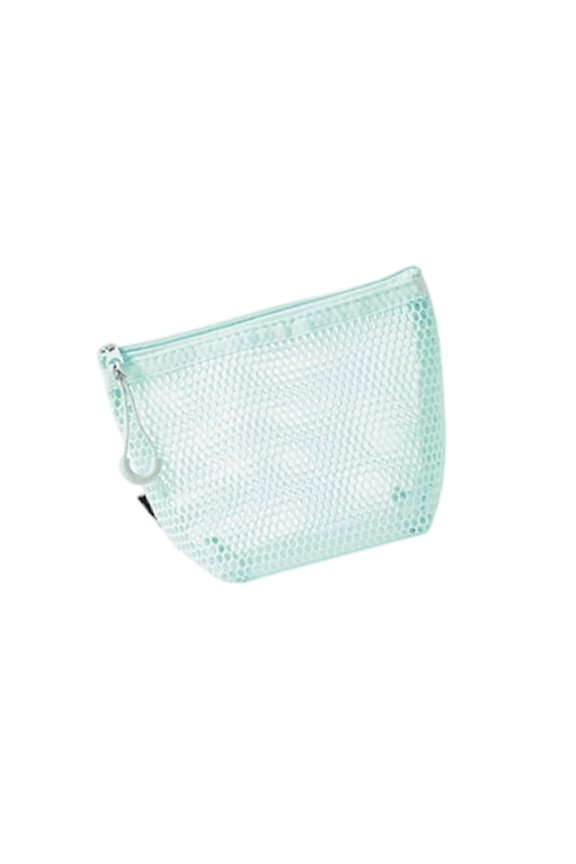 Trendy Cosmetic Bag Sturdy Nylon Materials With Geometric Compartments Portable Storage Solution for Travelers