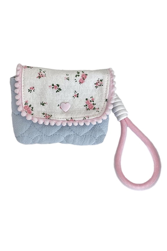 Trendy Cotton Floral Camera Bag Cash Purse Designed For Photography Enthusiasts