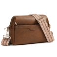 thumbnail image 1 of Trendy Crossbody Bags for Women, Small Shoulder Bag Messenger Bag Cross Body Travel Purse Handbag Wallet with Adjustable Strap, PU Leather, Brown, 1 of 7