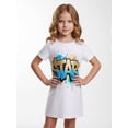 Trendy Cute Girls Short Sleeve Dress Casual Dress Relaxed-Fit Basic ...