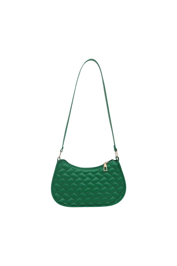 Trendy Daily Shoulder Handbag Multi Compartment Messenger Purse Customizable Strap Portable Storage Bag For Commute Trip Outdoor Daily Scenarios,Green