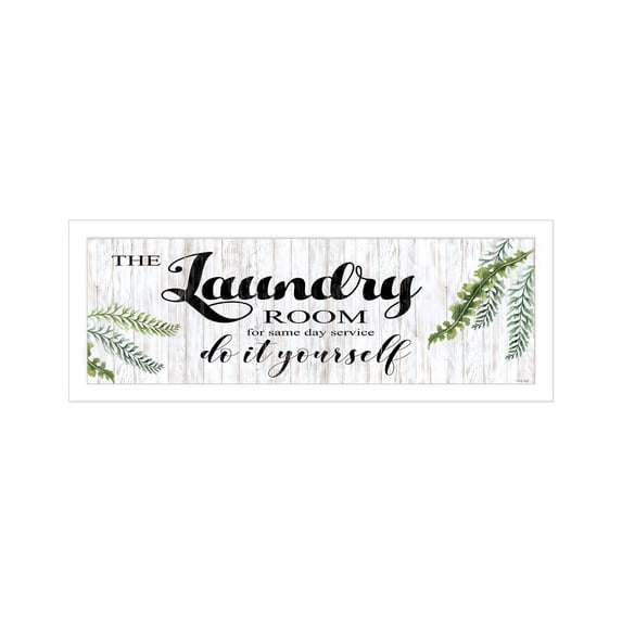 Trendy Decor 4U "A Life Well Lived" Framed Wall Art-Color:White,Style:FrameType1