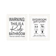 thumbnail image 1 of Trendy Decor 4U "Bathroom Guide to Procedures" Framed Wall Art for Bathroom, Wall Art Print for Home Decor, Bathroom Wall Art by Lettered & Lined, 1 of 2