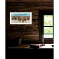 thumbnail image 1 of Trendy Decor 4U "Bison Herd 1" Framed Wall Art-Color:White,Style:FrameType3, 1 of 2