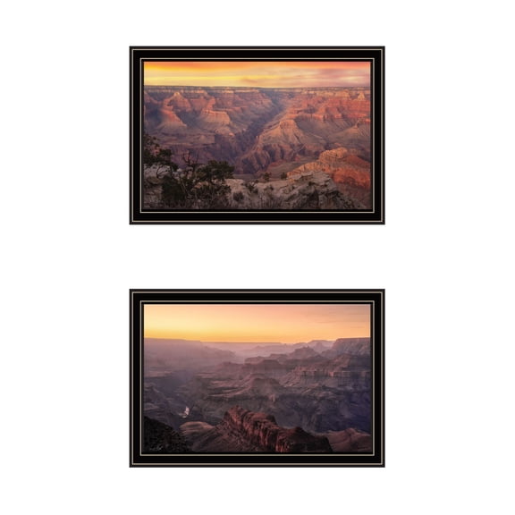 Trendy Decor 4U "Colors of the Grand Canyon" Framed Wall Art for Living Room, Wall Art Print for Home Decor, Bedroom Wall Art by Martin Podt