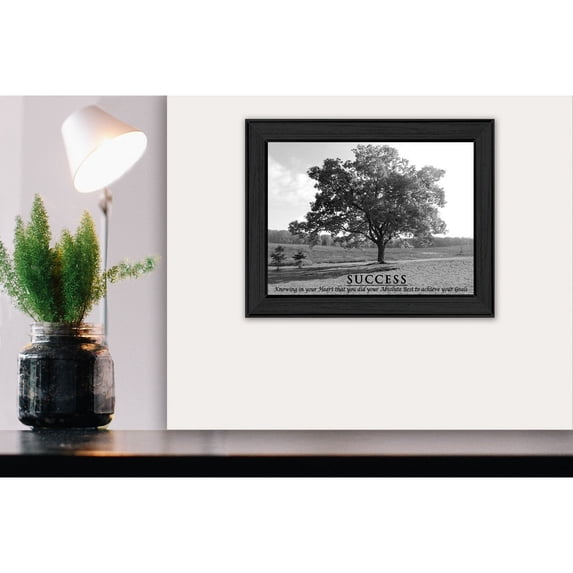 Trendy Decor 4U Contemporary "Success" Framed Print Wall Art