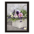 thumbnail image 1 of Trendy Decor 4U " Fresh Garden Basket" Framed Wall Art, Modern Home Décor Black Framed Print for Living Room, Bedroom & Farmhouse Wall Decoration by Lori Deiter 14"x18", 1 of 2