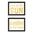 thumbnail image 1 of Trendy Decor 4U "Fun in the Sun-Sunshine on my Mind" Framed Wall Art for Living Room, Wall Art Print for Home Decor, Bedroom Wall Art by Lettered & Lined, 1 of 2