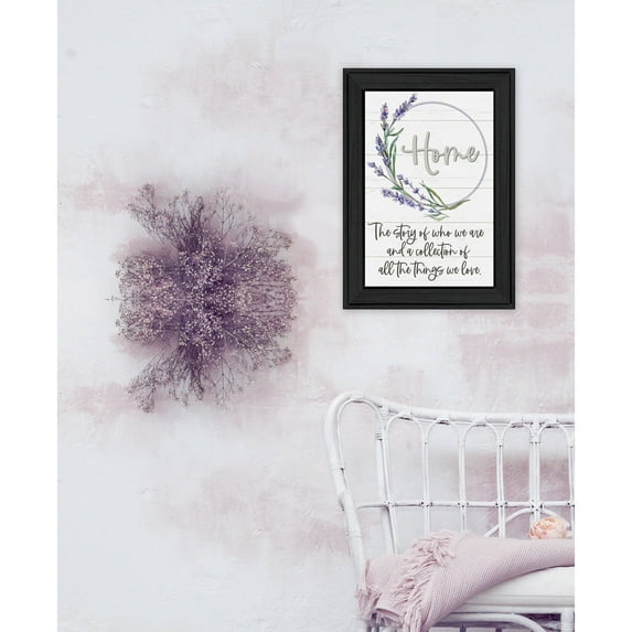 Trendy Decor 4U "Home a Circle of Love" Framed Wall Art-Color:Black,Style:FrameType1