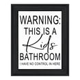 thumbnail image 1 of Trendy Decor 4U "Kid's Bathroom" Framed Wall Art, Modern Home Décor Black Framed Print for Living Room, Bedroom & Farmhouse Wall Decoration by Lettered & Lined 15"x19", 1 of 2