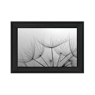 Trendy Decor 4U "Love is a Delicate Flower" Framed Wall Art-Color:Black,Style:FrameType1