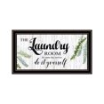 thumbnail image 1 of Trendy Decor 4U "The Laundry Room-Same Day Service" Framed Wall Art-Color:Black,Style:FrameType3, 1 of 2