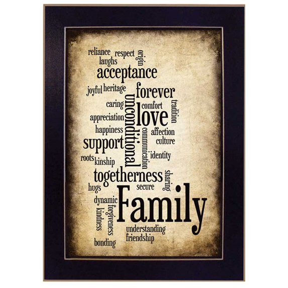 Trendy Decor 4U Traditional "Family I" Framed Print Wall Art by Susan Ball