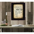 thumbnail image 1 of Trendy Decor 4U  Traditional "Father Says" Framed Print Wall Art by Susan Boyle, 1 of 3