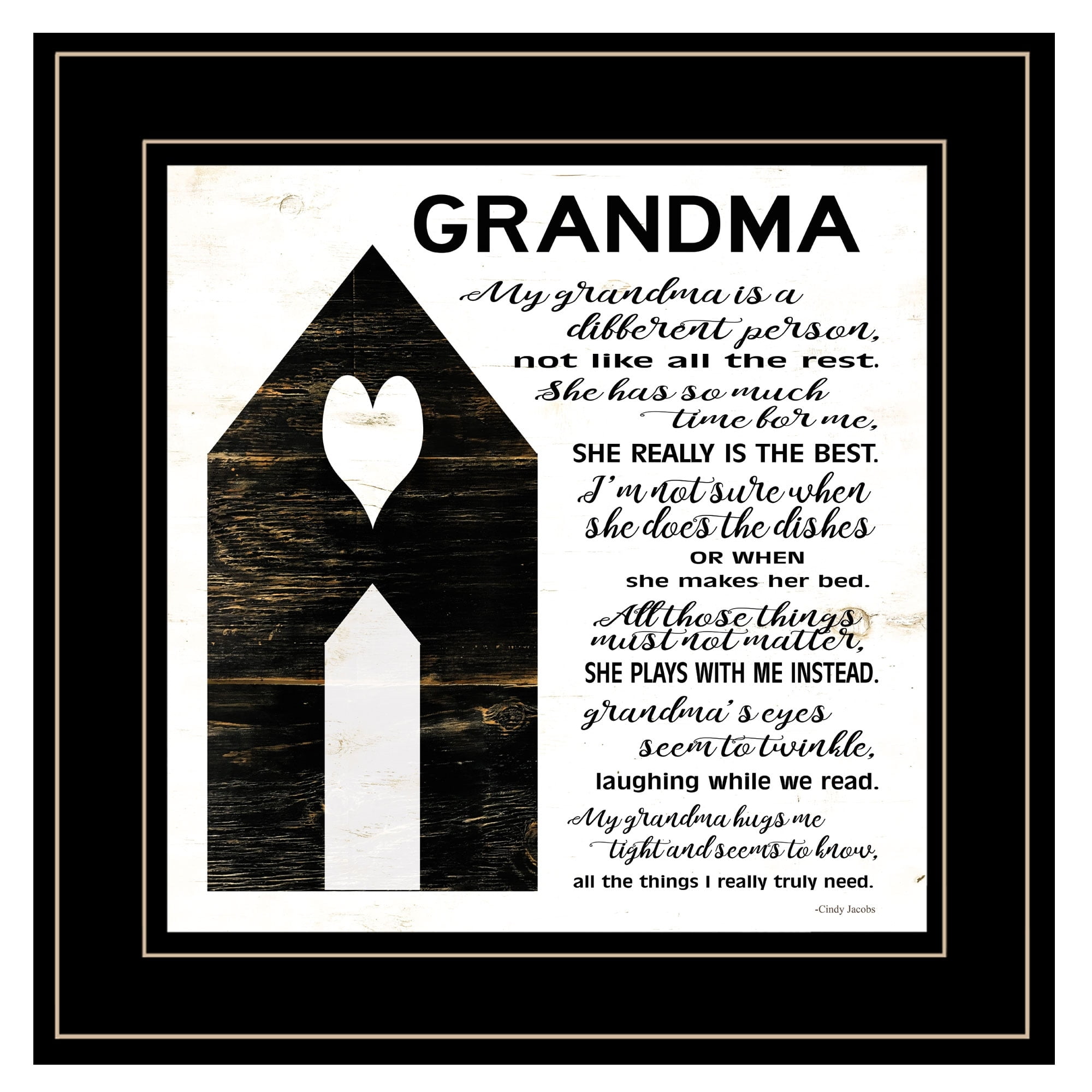 Black and White Motivational Quote Canvas Print, 15" x 15"