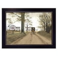 thumbnail image 1 of Trendy Decor 4U TrendyDecor4U Traditional "Headin' Home" Framed Print Wall Art by Billy Jacobs - Earthtone, 1 of 3