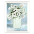 thumbnail image 1 of Trendy Decor 4U "WHITE BLOOMS II" Framed Wall Art, Modern Home Décor White Framed Print for Living Room, Bedroom & Farmhouse Wall Decoration by Cindy Jacobs 14"x18", 1 of 2
