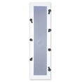 thumbnail image 1 of TrendyDecor4U 7-Peg Mug Rack By Millwork With White Frame Wall Art MUG7V-712W, 1 of 3