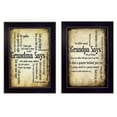 thumbnail image 1 of Trendy Decor4U "Grandparents" Collection By Susan Ball, Printed Wall Art, Ready To Hang Framed Poster, Black Frame - Finish:Multi-Finish:Multi, 1 of 4