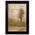 thumbnail image 1 of Trendy Decor4U "Its About Love" By Marla Rae, Printed Wall Art, Ready To Hang Framed Poster, Black Frame - Finish:Multi-Finish:Multi, 1 of 3