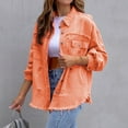 thumbnail image 1 of Trendy Denim Jacket for Women with Pockets Distressed Ripped Long Sleeve Jean Jackets Coats Button down Jacket, 1 of 5