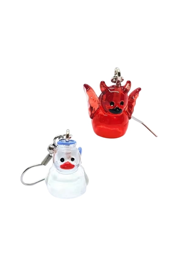 Trendy Devil Earrings Fashionable Ear Drops for Fashion Forward Individuals