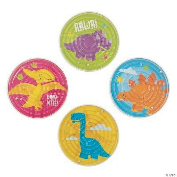 Trendy Dinosaur Maze Puzzles, Birthday, Toys, 24 Pieces