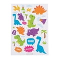 thumbnail image 1 of 5" x 7" Bright Colors Trendy Dinosaur Paper Sticker Sheets - 24 pieces, 1 of 1