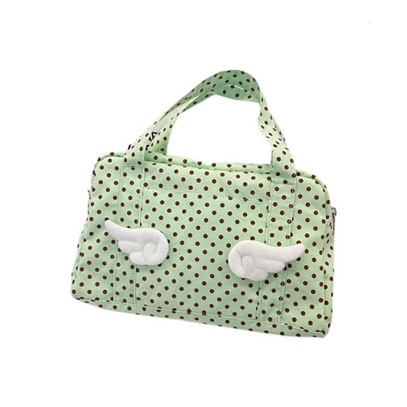 Trendy Dot Design Travel Essential Bag Roomy Interior Portable Toiletry Case Gym Friendly