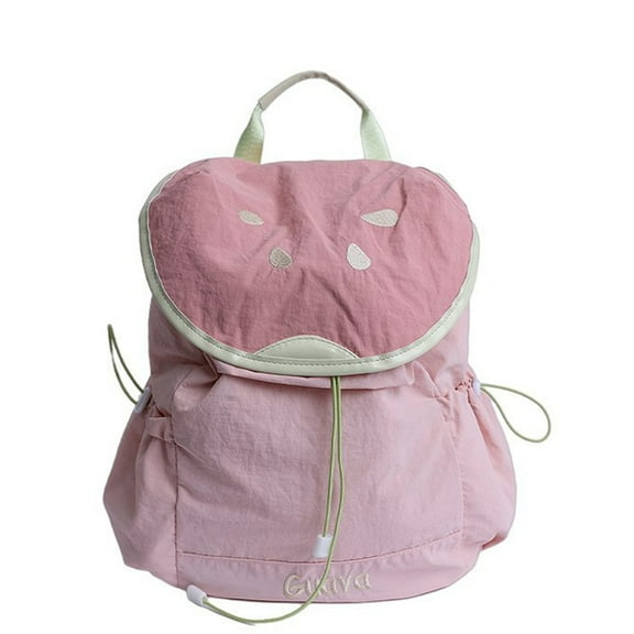 Trendy Drawstring Backpacks Students School Bag Fruit Series Backpacks Travel Rucksack Large Capacity Casual Daypacks