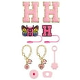 thumbnail image 1 of & Trendy Drinkware Accessory Set Embroidery Patch Straw Covers Charm Necklace Chain & Leak Guard Accessories for Cups Complete Decorative Upgrade Kit, 1 of 3