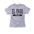 thumbnail image 1 of Trendy El Paso, Texas with Stars Boy's Cotton Youth Grey T-Shirt, 1 of 2