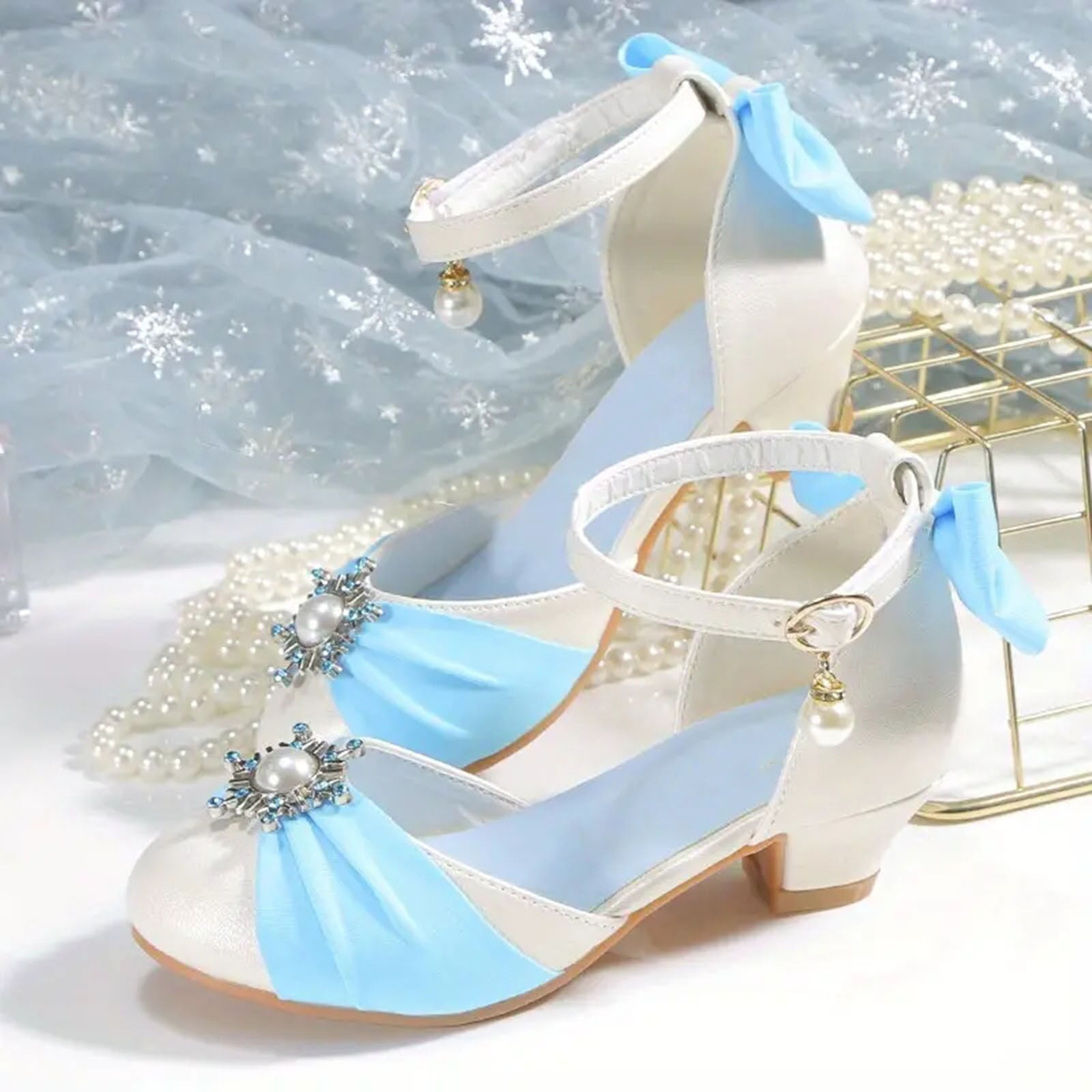 Trendy Elegant Bowknot High Heel Shoes For Girls Lightweight Non Soft Bottom Dress Shoes For Performance Party Walmart