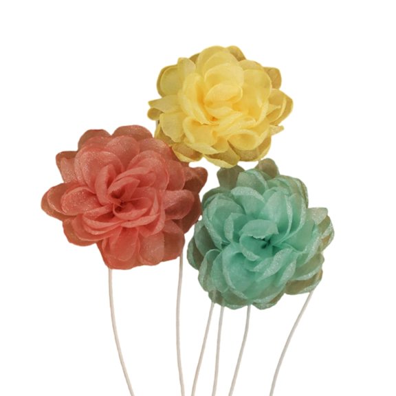 Trendy Elegant Colored Camellia Flower Statement Pieces Necklace Fashion Accessory Portable for Flower Lovers Daily Use