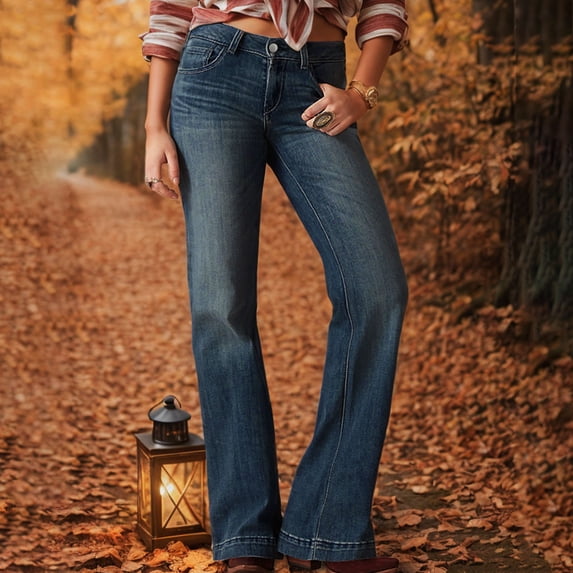 Trendy Embroidered Jeans for Women Comfortable Embroidered Pocket Low Rise Skinny Denim Pants Women's Breathable Skinny Trousers