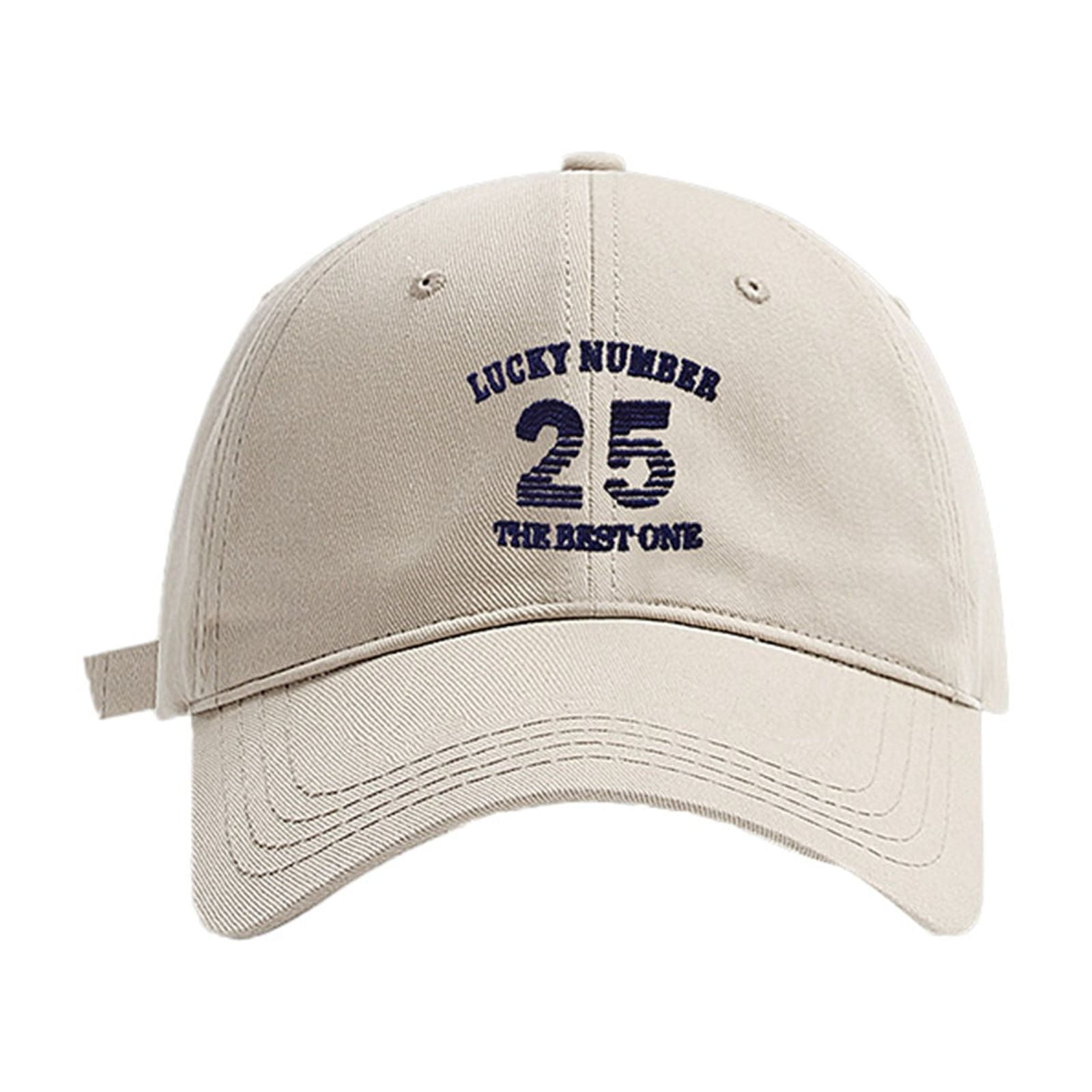 Trendy Embroidered Letter Baseball Cap Unisex Spring & Summer Couple