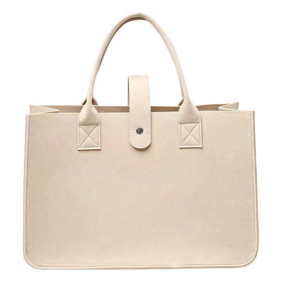 Trendy Felt Bag Fashion Accessory Contemporary Handle Felt Shopping Bag Daily Use Handbag Suitable for Women and Girls