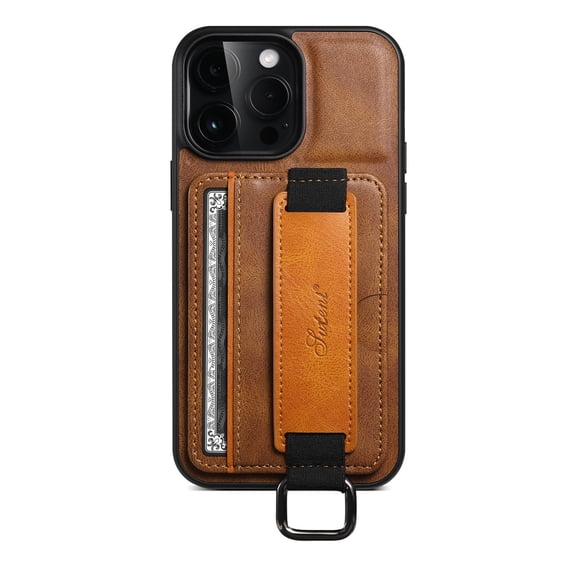 Trendy For iPhone15 Wristlet Case with Card Slot - Fashionable and Functional Phone Accessory