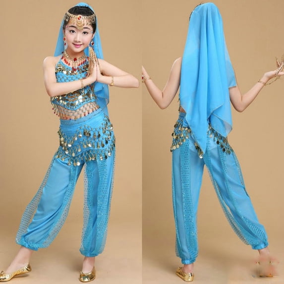 Trendy Girls Outfits Set for Dancing and Casual Wear - Complete Ensemble with Top Shorts Accessories for Ages 2-16