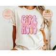 thumbnail image 1 of Trendy Girly Shirt, Girl Bow Shirt, Pink Girl Shirt, Girlhood Shirt, Cute Baddie Shirt For Girls For Her, 1 of 2