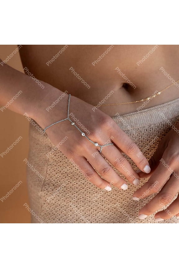 Trendy Gold Finger Chain Hand Jewelry for Women-gifts for women