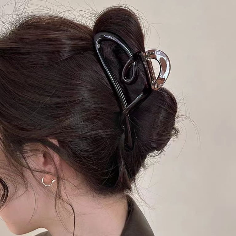 Trendy Hair Accessories Simple Acrylic Women Matte Heart  display picture 1