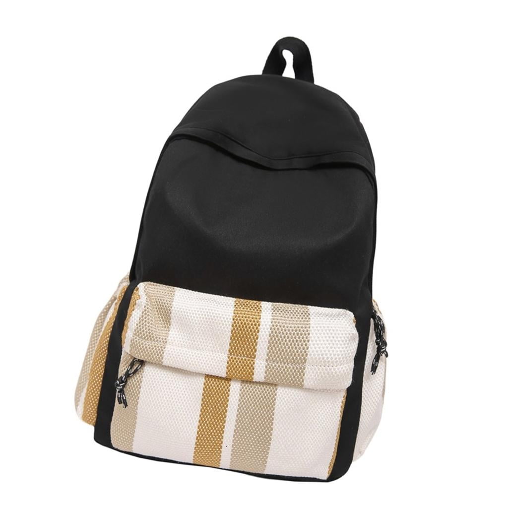 Trendy Harajuku Style Backpack Water Resistant Finish Adjustable Padded Campus Or Travel Use