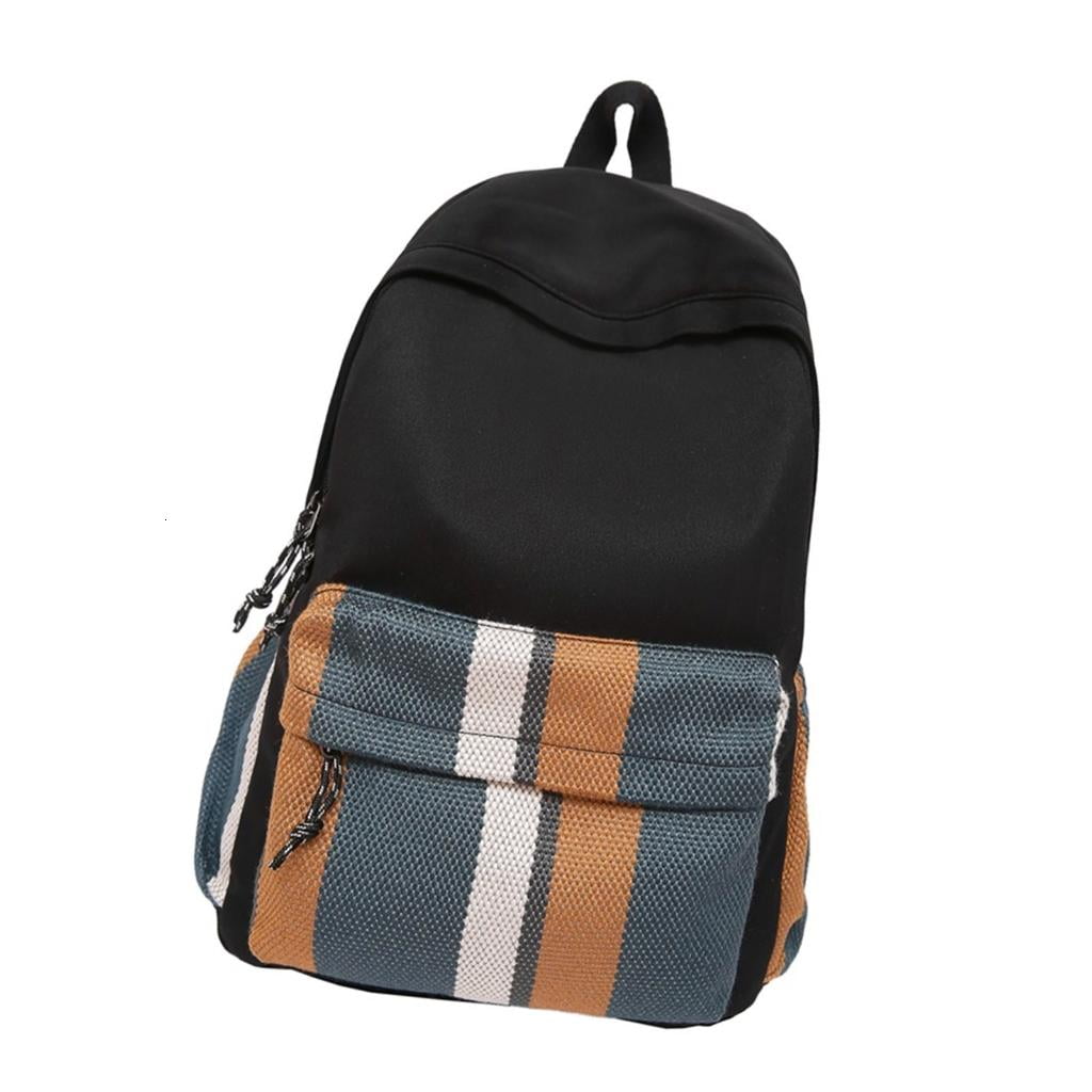 Trendy Harajuku Style Backpack Water Resistant Finish Adjustable Padded Campus Or Travel Use