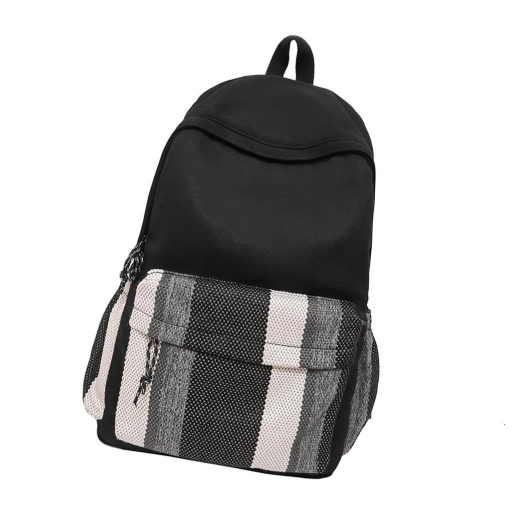 Trendy Harajuku Style Backpack Water Resistant Finish Adjustable Padded Campus Or Travel Use