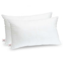 Trendy Home 12x18 Premium Stuffer Home Office Decorative Pillow Insert (Pack of 2, White)