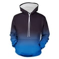 thumbnail image 1 of Trendy Hoodies for Men Funny Graphic 3D Printed Drawstring Pullover Hooded Sweatshirts with Pocket Jumper Tops (XX-Large, Blue 01), 1 of 4