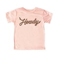 thumbnail image 1 of Trendy Howdy Rope Shirt for Youth and Toddler Boys and Girls Western Tee for Kids Peach Shirt 12 Months, 1 of 4