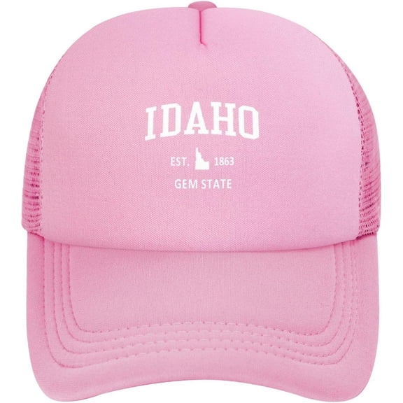 Trendy Idaho Summer Baseball Cap Polyester Cowboy Hat Fashionable for Man Woman Adjustable